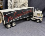 Vintage Nylint General Motors Mr. Goodwrench Pressed Steel Semi Truck - $44.55