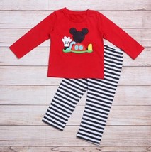 NEW Boutique Mickey Mouse Club House Boys Long Sleeve Outfit Set - £6.67 GBP