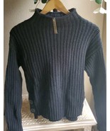 MADEWELL NWT Classic BLACK Wide Rib Turtleneck Sweater XXS  - €20,21 EUR