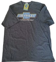 Chevy T-Shirt XL Grigio Bowtie Logo Prodotto Di Experience su Licenza Nwt - £9.72 GBP