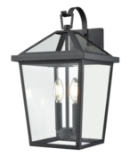 Millennium Lighting Mensun 2 Light 18&quot; Outdoor Wall Sconce w/Clear Glass... - $1,567.96 MXN