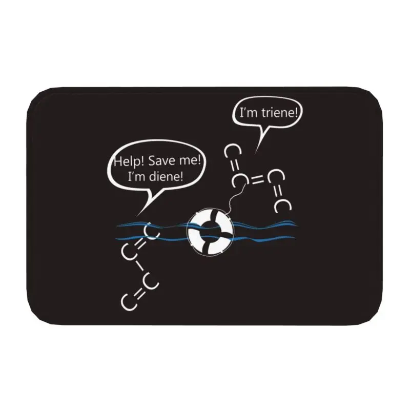 Funny Organic Chemistry Doormat Mat Anti-Slip Geek Nerd Science Rug Carpet 40*60 - £12.88 GBP