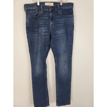 Hollister Jeans 32x32 Mens Epic Flex Skinny Fit Medium Wash High Rise Bo... - $21.08