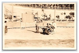 RPPC End of Bull Fight Matadors Juarez Mexico 1927 Horne Photo Postcard V6 - £7.72 GBP