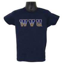 West Virginia Mountaineers Ladies Rhinestone Tee Shirt Medium - $19.99