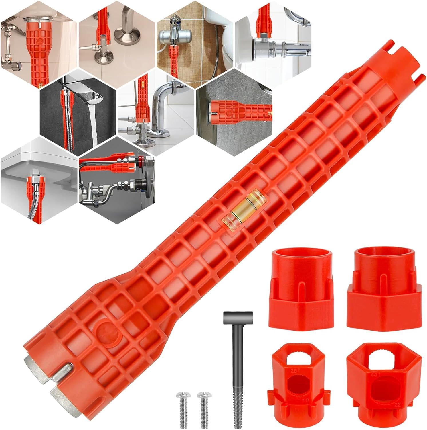 Faucet And Sink Installer Multi Tool, Basin Wrench, Multi-Functional, On... - $41.93