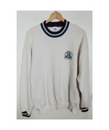 Vintage Crew Neck Sweatshirt Men&#39;s XL Buffalo Brew House White 80s (3) - $15.48