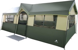 12-Person Cabin Tent Camping Outdoor Shelter Family Portable Closet LED ... - £337.68 GBP