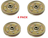 Garage Door 3″ Sheave Pulley 200LBS Load 6 Solid Rivets Heavy Duty 4 PACK - £11.56 GBP