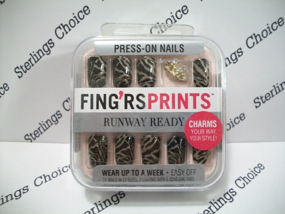 Fing&#39;rs Prints Runway Ready Press-On Nails #31048 Show Stopper - $6.72