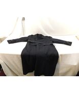 London Fog Black Trench Coat Women&#39;s 8 Regular Dry Clean Only Solid 50801 - €28,34 EUR