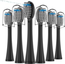 6 Pack Replacement Flossing Toothbrush Heads for Waterpik Sonic Fusion C... - $40.23