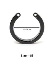 Cock Cage U-Ring #5 - Black - $24.39