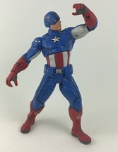 Marvel Avengers Captain America Talking Shield Throwing 10&quot; Action Figur... - £11.70 GBP