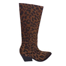 Soft Surroundings GOLO West Boots 7.5M Leopard Leather Western $299 New - £67.01 GBP