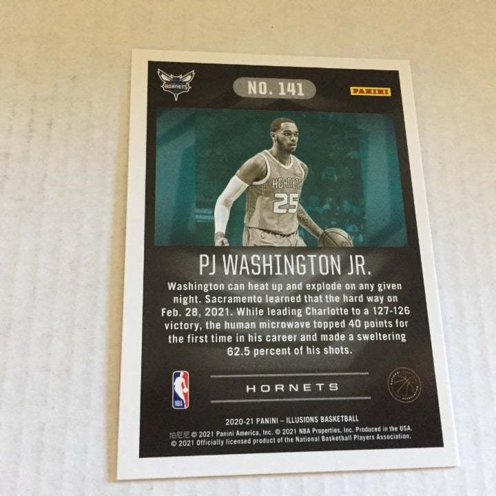 2020-21 Panini Illusions Basketball Charlotte Hornets PJ Washington Trading Card Item image 2