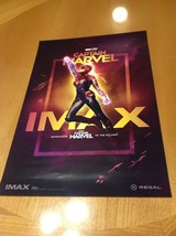 Captain Marvel 13 x 19 Poster Regal IMAX Week 1 Brie Larson Goose 2019 Disney - £7.83 GBP
