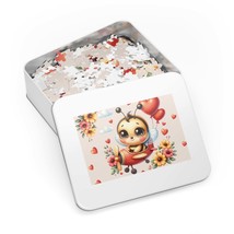 Jigsaw Puzzle in Tin, Bee in Plane, Personalised/Non-Personalised, awd-129 (30,  - £27.67 GBP+