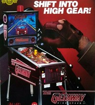 The Getaway High Speed II Pinball Flyer Original 1992 Promo Artwork 8.5&quot; x 11&quot; - £17.26 GBP