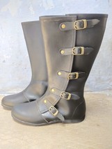 Medieval Leather Boots RENAISSANCE Viking Pirate Boots for Mens, Shoes f... - $75.00