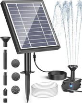 Solar Fountain for Bird Bath Solar Panel Kit Outdoor Solar Water Pump wi... - $23.75