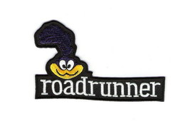 Looney Tunes RoadRunner Face and Name Embroidered Patch, NEW UNUSED - £5.89 GBP