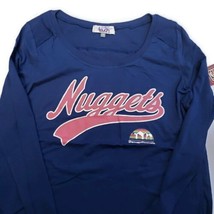 NBA Denver Nuggets Adult Women Size M Redzone Long Sleeve Top Touch Royal - £12.60 GBP