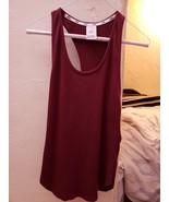 Victoria Secret Pink burgundy racerback top medium - €26,06 EUR