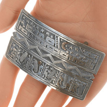 Joseph Coriz (Santo Domingo) Overlay Sterling and 14k gold belt buckle - £664.57 GBP