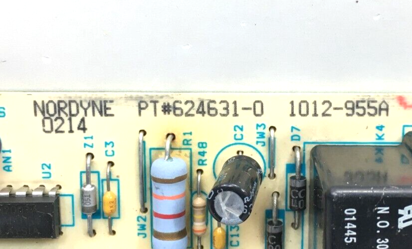 NORDYNE 1012-955A Furnace Control Circuit Board 624631-0 used #D95A Item image 4