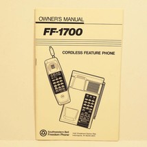 Southwestern Bell FF-1700 Telephone Instructions Manual Only - $14.84
