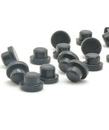 10mm  Rubber Hole Plugs  Push In Foot  Hi Temp Silicone  Compression Ste... - £8.42 GBP+