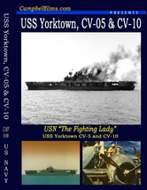 NAVY USS Yorktown CV-5 &amp; CV-10 Aircraft Carrier Film Stories WW2 Midway ... - £14.21 GBP