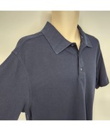 Cutter &amp; Buck Short Sleeve Polo Shirt Men&#39;s Size Medium Navy Blue DryTec - £7.86 GBP