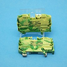 Wago 2010-1207 Tobjob Grounding Terminal Block 1 Circuit Lot of 2 - $7.49