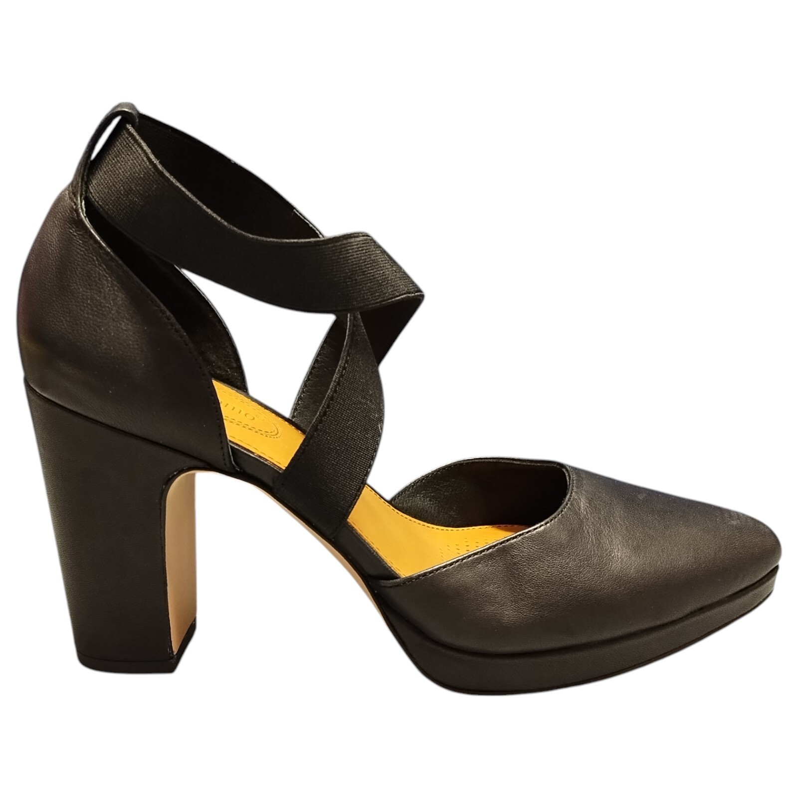 CC Corso Como Icelyn Pump Block Heel Womens US 10M Black Elastic Ankle S... - £17.89 GBP