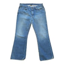 Ralph Lauren Polo Men&#39;s Classic Jeans Sz. 35 x 30 Medium Wash Blue Denim - £15.53 GBP