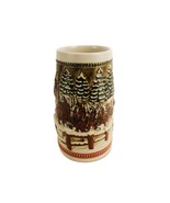 1984 Budweiser Holiday Stein, Passing Through Covered Bridge, Ceramarte ... - $20.07 CAD