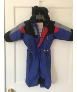 Vtg Obermeyer Snowsuit One Piece Ski Suit bib Vintage Preschool Child KI... - £19.67 GBP