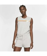 Women&#39;s Nike Sportswear Retro Style Romper, CK5220 050 Multi Sizes Grey ... - $82.26 CAD