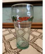 Vintage Coca-Cola Christmas Holiday Garland Decorative Drink Glass - $7.99