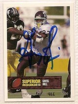Greg Hill signed autographed Football card - £7.69 GBP