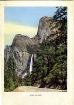 Camp Curry Menu Yosemite National Park 1947 Bridal Veil Falls  - £11.97 GBP