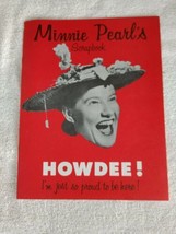 Vintage Minnie Pearl Scrapbook /Sourvenir Book Mint 1950&#39;s - £218.29 GBP