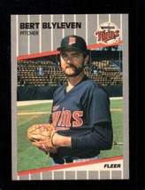 1989 Fleer #105 Bert Blyleven Nmmt Twins Hof *AZ4410 - £1.53 GBP