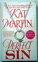 Kat Martin PERFECT SIN (Clayton #2) murder London love intrique patricide - £4.14 GBP