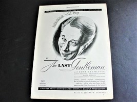 The Last Gentleman 1934 film-Stars:George Arliss,E.Oliver-Page Movie Ad. - £6.64 GBP