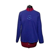 Lauren Ralph Lauren Top Blue Women Long Sleeves Size Medium  Knit Cotton - £21.32 GBP