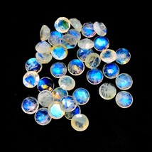 Top 8mm Rainbow Moonstone Rosecut Round ,Flatback Rosecut - Top Quality ... - $421.80 MXN