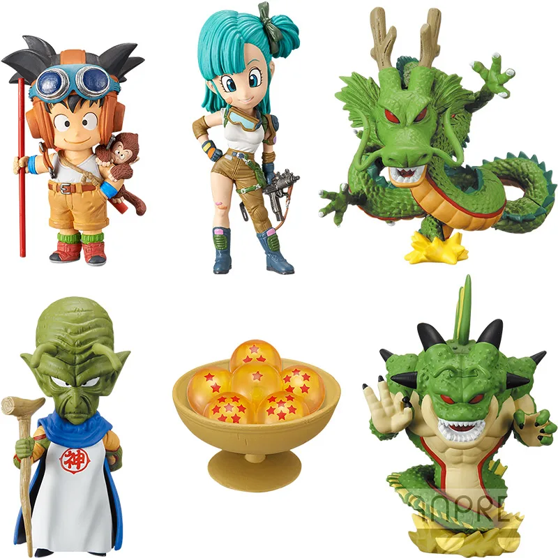 6Pcs/set Genuine Bandai WCF Dragon Ball Treasure Gathering 2 Son Goku Bulma - £93.95 GBP